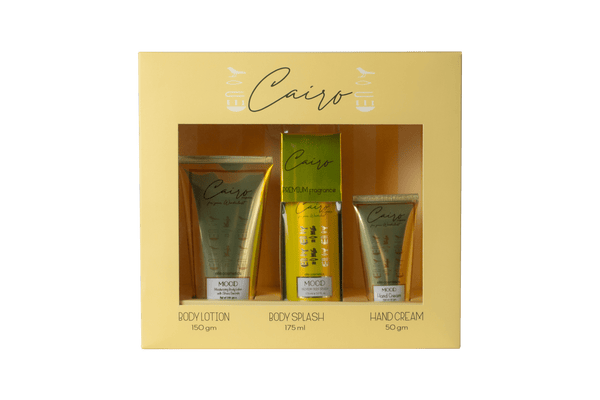 MOOD Cairo Set 1 (BODY LOTION 150 GM+BODY SPLASH 175 ML+Hand Cream 50 Gm)