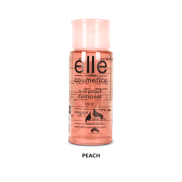 ELLE Nail Polish Remover 150.ml (Peach)